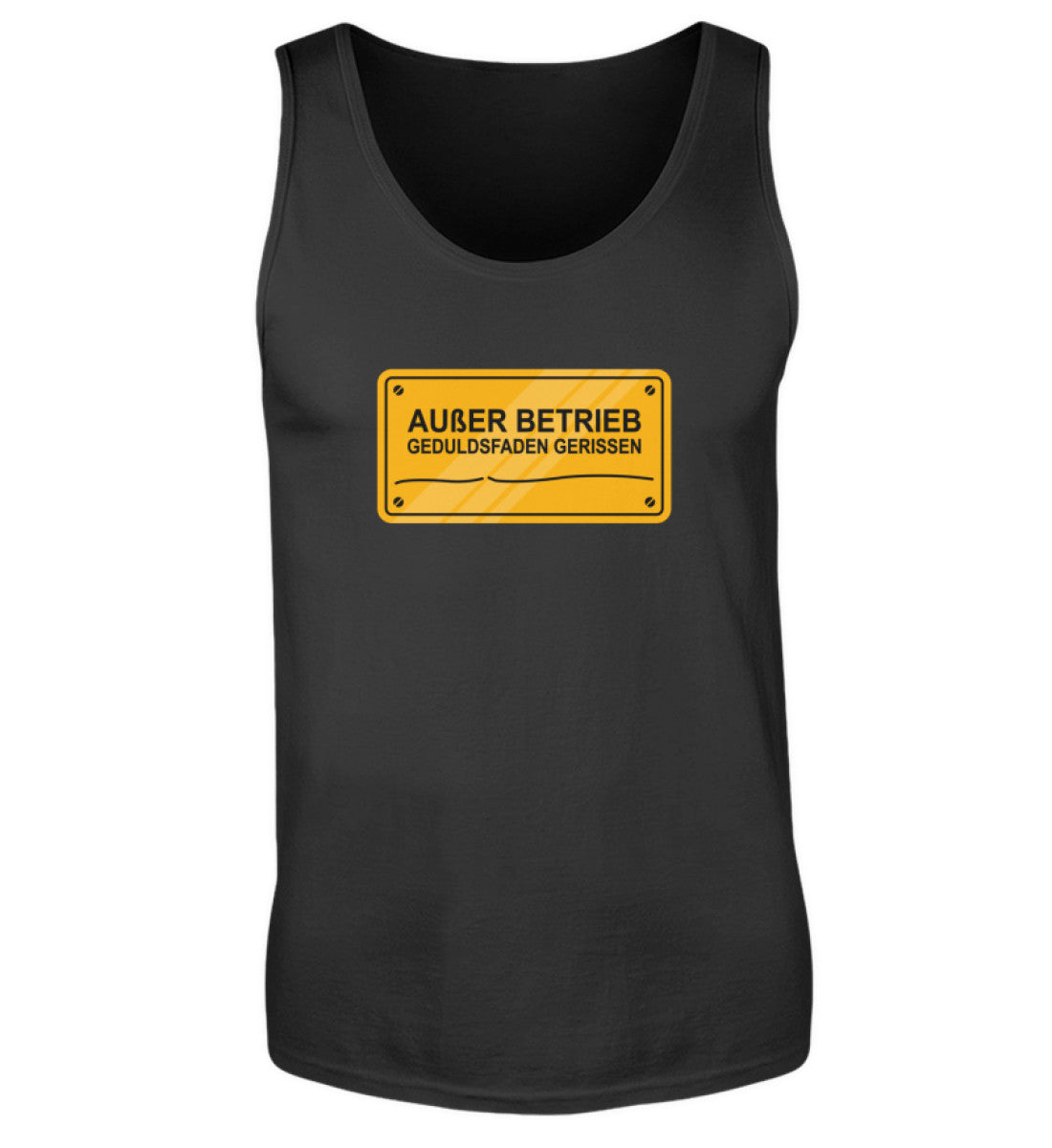 Geduldsfaden gerissen  - Herren Tanktop